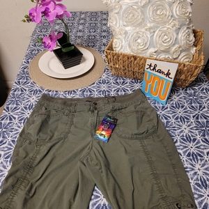 Women's Gloria Vanderbilt Green Shorts. Size 14